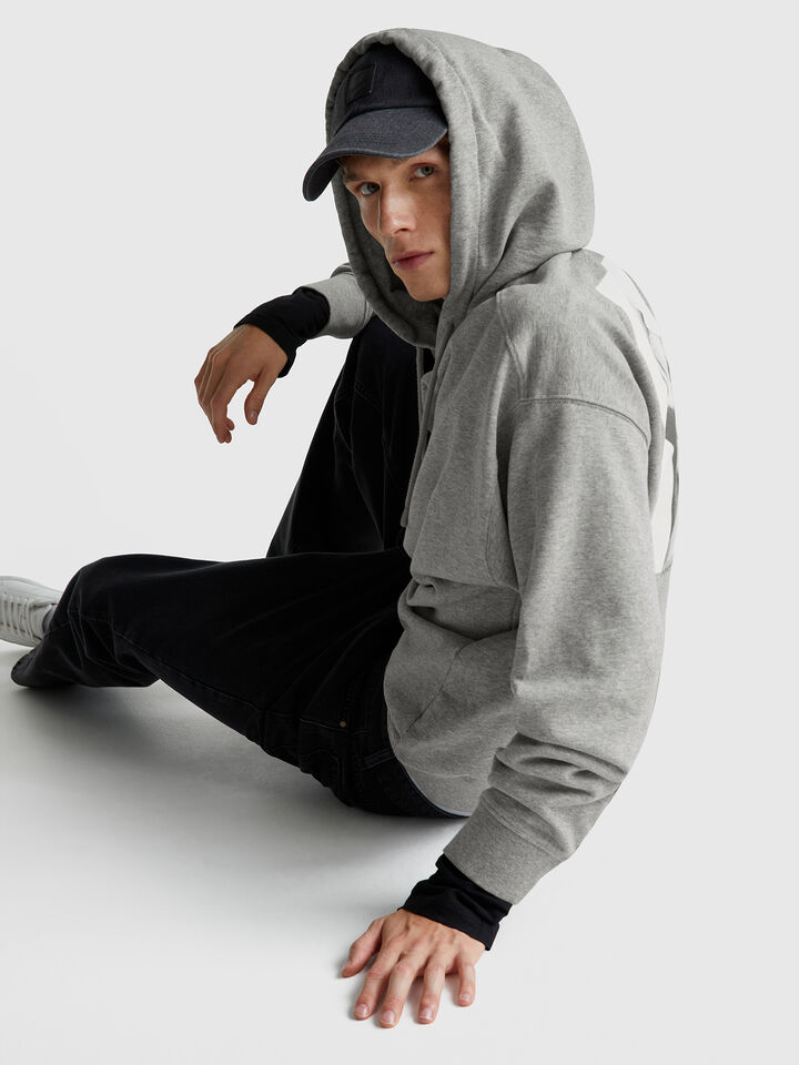 SWEATER W/HOOD Herren image number 3